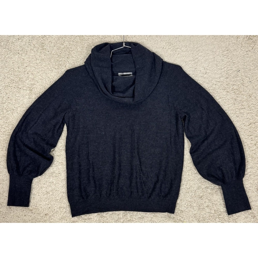 Anthropologie‎ Jolene Merino Wool Cowl Neck Balloon Sleeve Pullover Sweater Sz M
